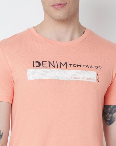 Buy Peach Tshirts for Men by Tom Tailor Online