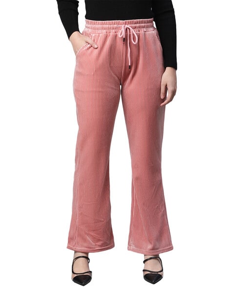 Buy Pink Track Pants for Women by GLOBAL REPUBLIC Online