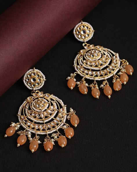 Hand Made Gold Plated Punjabi Traditional Jewellery Earrings Tops J0218 | Gold  jewelry outfits, Traditional jewelry, Gold jewelry fashion