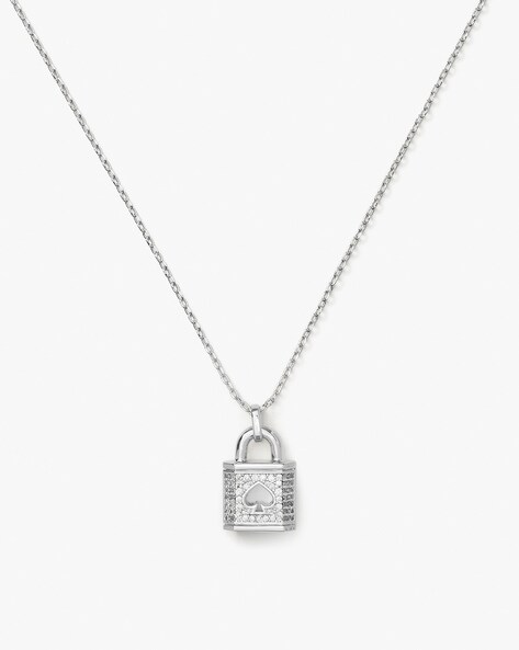 Lock Hearts Collection Mini Lock Heart Pendant Necklace