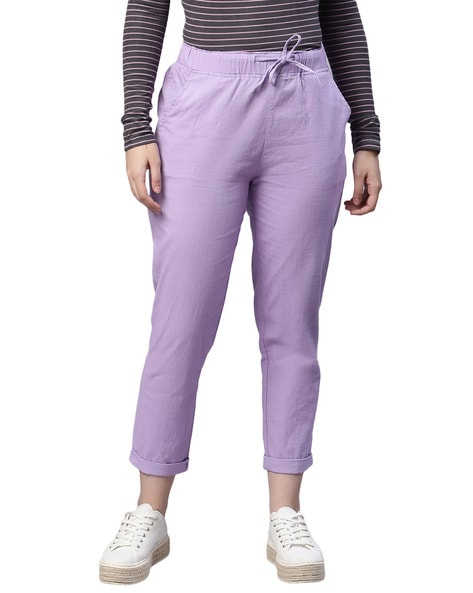 women's purple joggers – mo.be