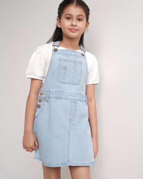 Buy Blue Dungarees &Playsuits for Girls by AND Online