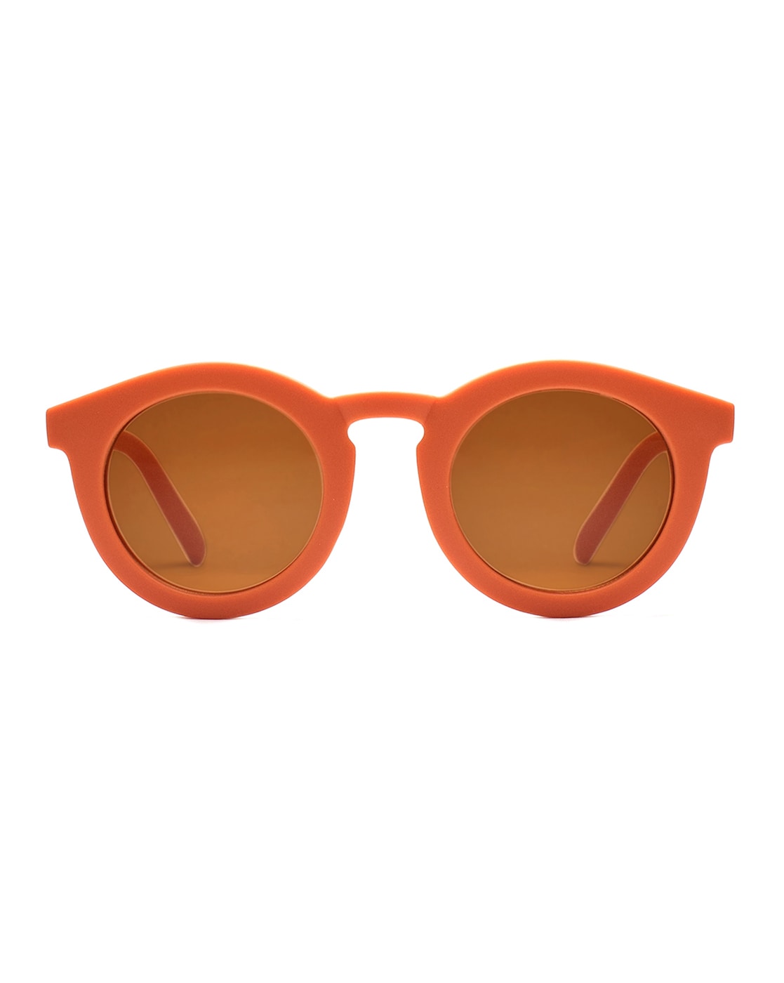 Orange on sale round sunglasses