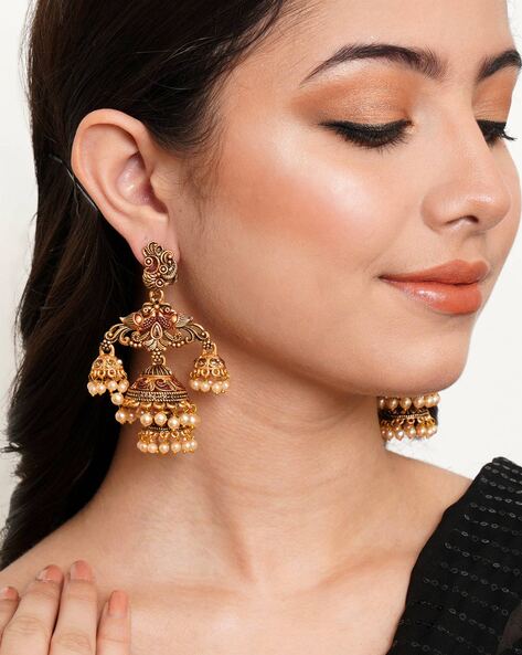 Earring multi colour Jhumka