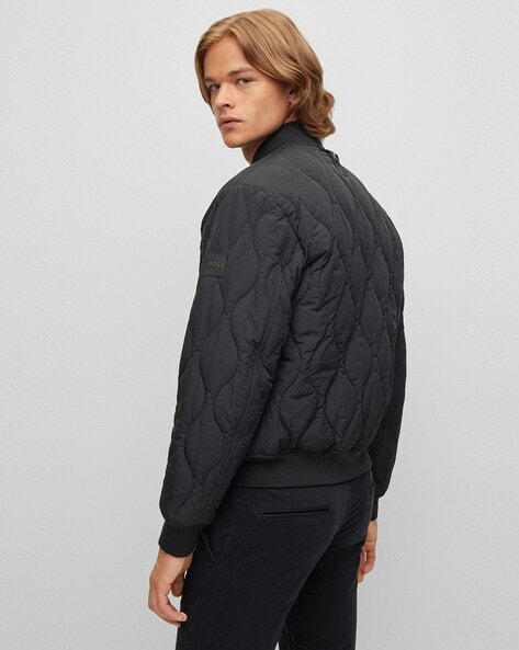 Burberry men's quilted bomber jacket online