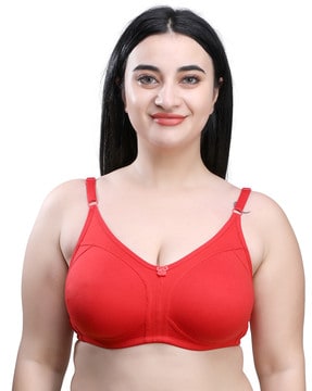 Buy DREAMING COMFORT RED NON WIRED PADDED BRA for Women Online in India