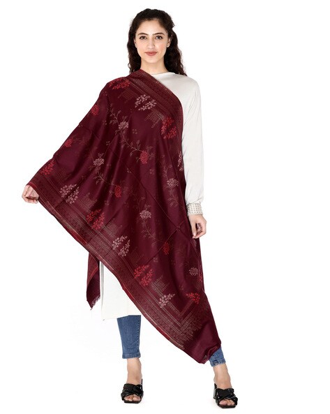 Acrylic Embroidered Stole Price in India