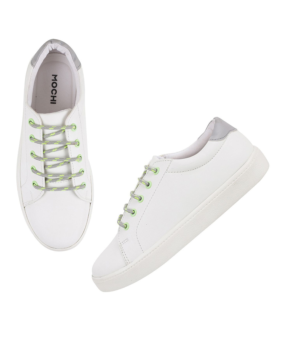 Buy Genx Men White Casual Sneakers Online | SKU: 71-8633-16-40 – Mochi Shoes