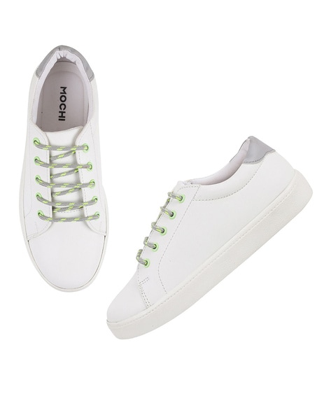 Buy Mochi-Women Grey Synthetic Sneaker (31-179) at Amazon.in