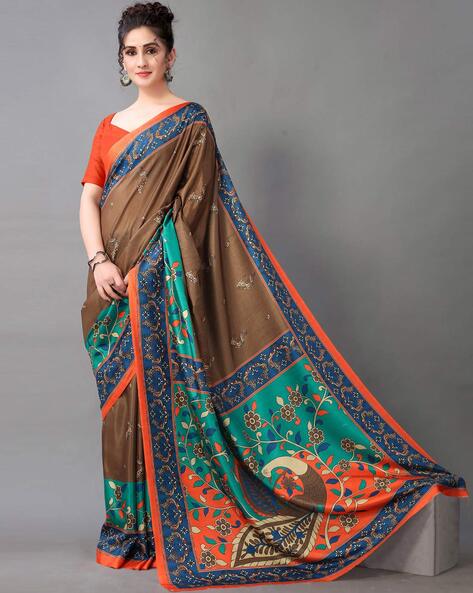 Buy Olive Sarees for Women by Hritika Online