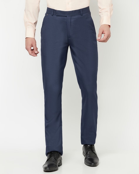 Buy Cantabil Men Black Trouser online