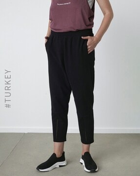 Buy Black Track Pants for Women by Penti Online | Ajio.com