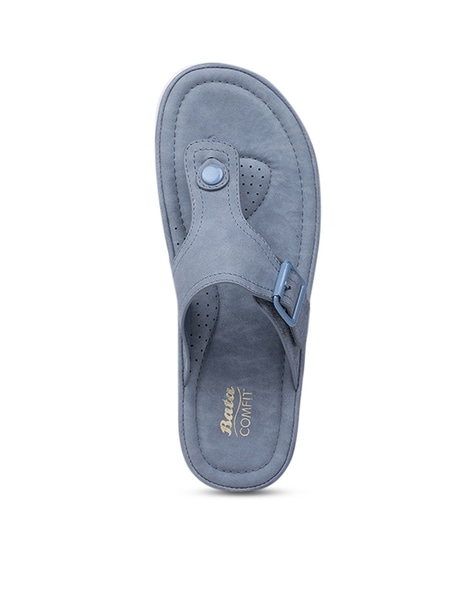 Buy Blue Flat Sandals for Women by Bata Online Ajio