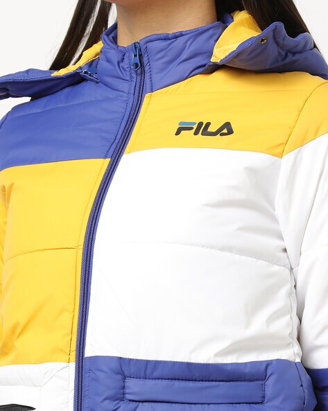 Fila adelina crop puffer on sale coat