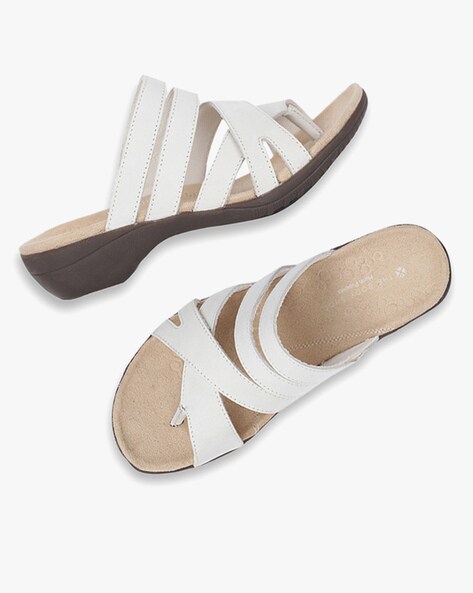 Slip on Sandals with Genuine Leather