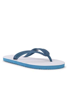 bata Textured Thong-Strap Flip Flops-picture-21