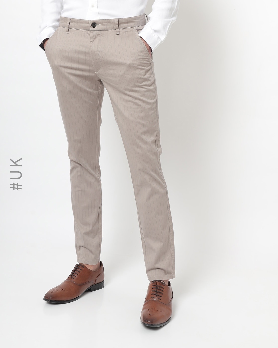 Flat Front Linen Trousers  String Linen  Mens Linen Trousers  Oliver  Brown London