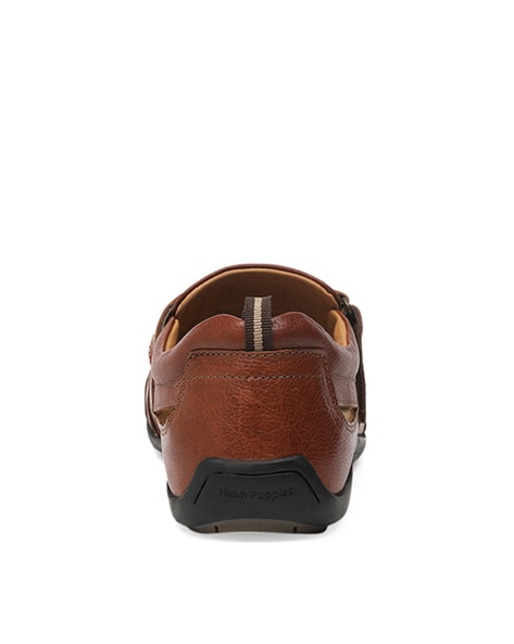 Smooth Leather Brown Hush Puppies Sandals For Men F86448520000fe, Size: 7,  8, 9 at Rs 2699/pair in Ahmedabad