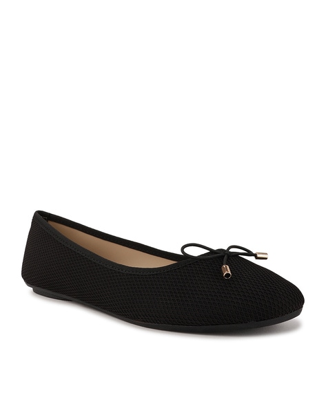 Bata black best sale ballerina shoes