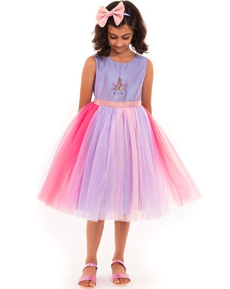 Buy Pastel Rainbow Princess Tutu Dress for Girls Princess Online in India 