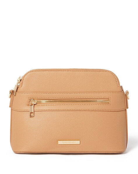 Buy Forever New Black Solid Small Sling Handbag Online At Best Price @ Tata  CLiQ