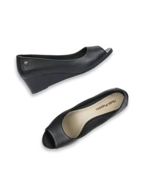 Buy Black Heeled Sandals for Women by Hush Puppies Online