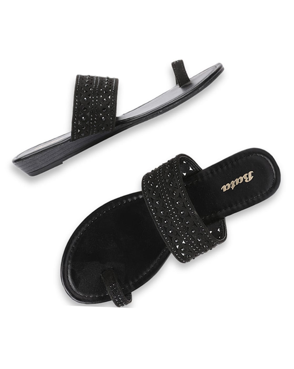 Bata Black Sandal For Women | Bata