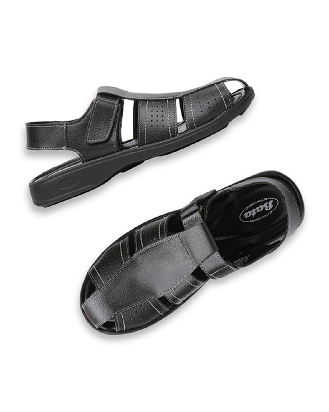 Buy Bata Men's Brown Back Strap Sandals for Men at Best Price @ Tata CLiQ