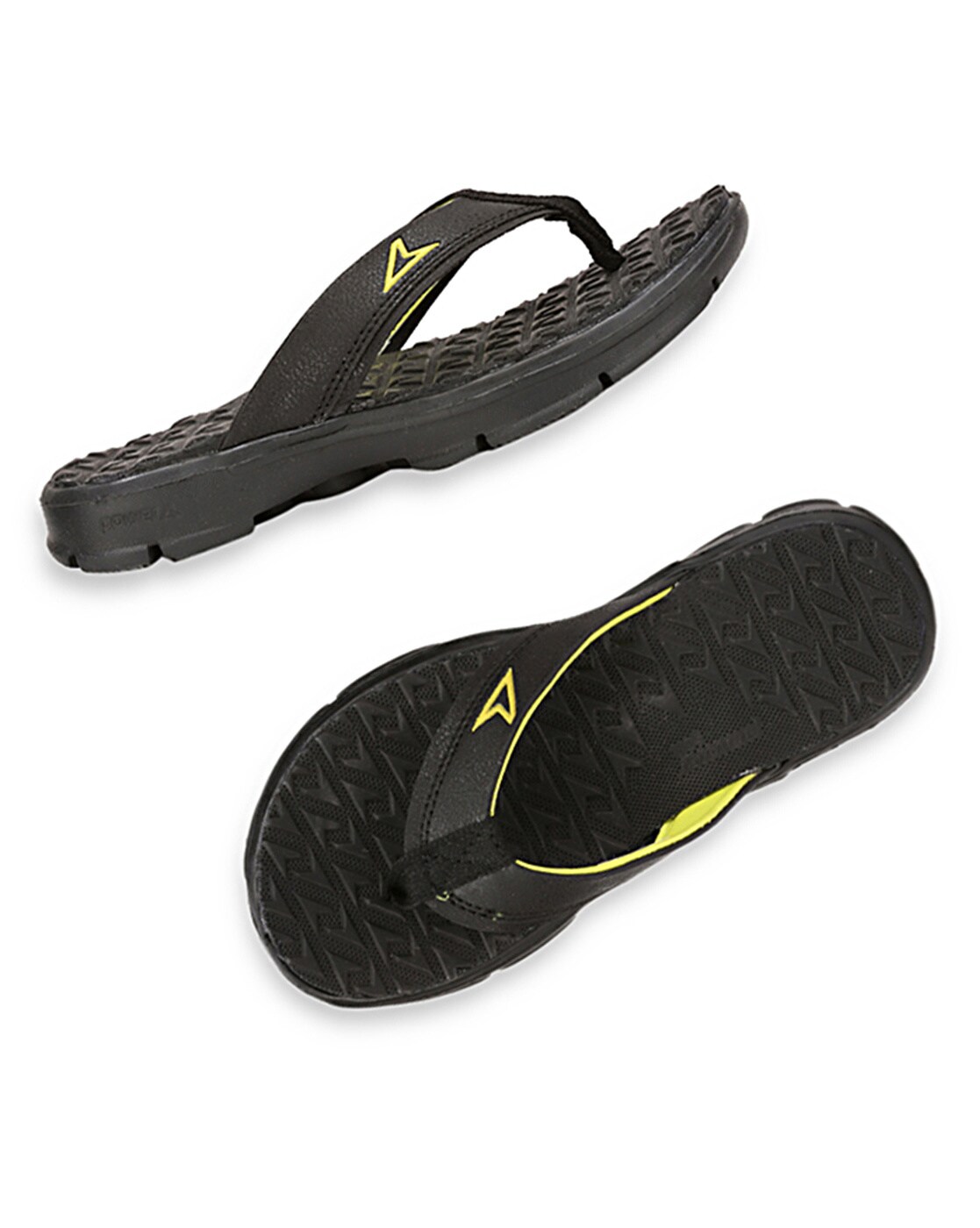 Bata flip flops discount black