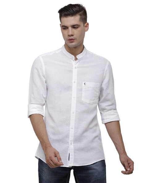 Linen club best sale white shirt