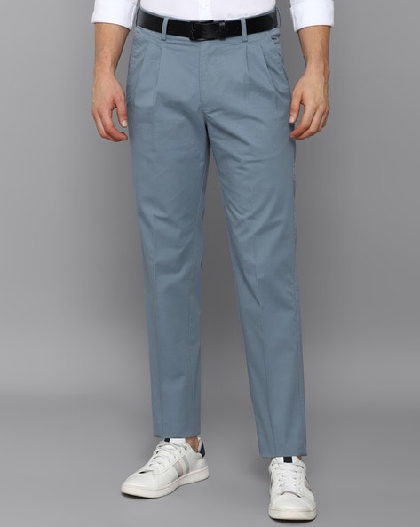 Pleated Trousers with Insert Pockets