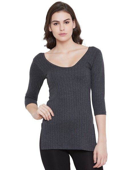 Buy Milange Grey Thermal Wear for Women by NEVA Online