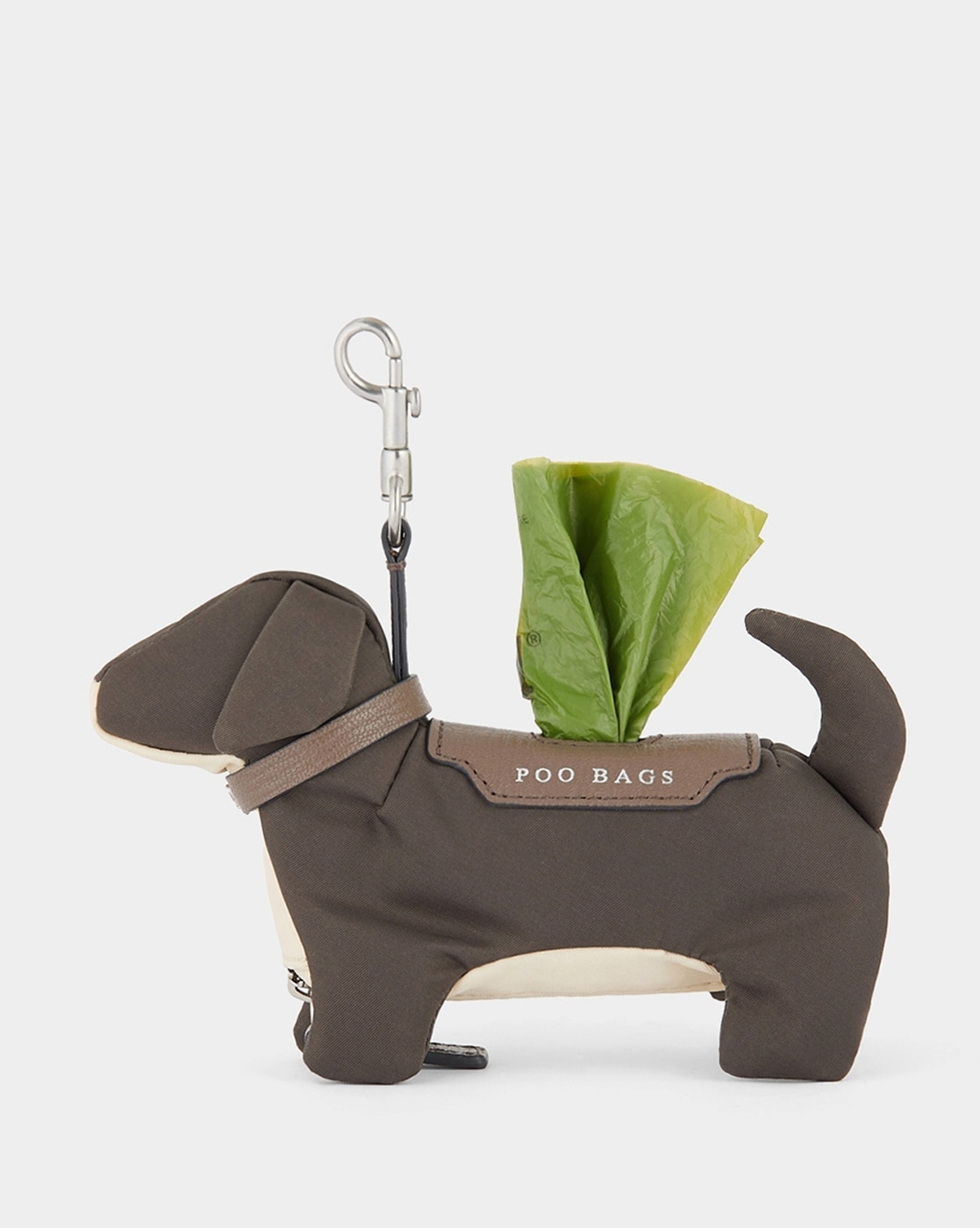 Buy Anya Hindmarch Dog Poo Bag Charm Metal, Taupe Color Women