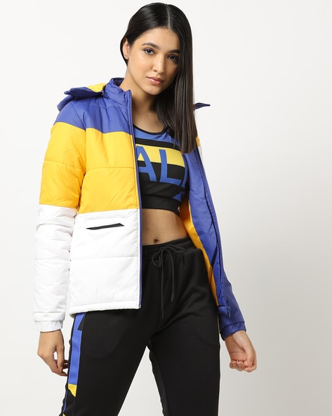 Fila colour on sale block jacket