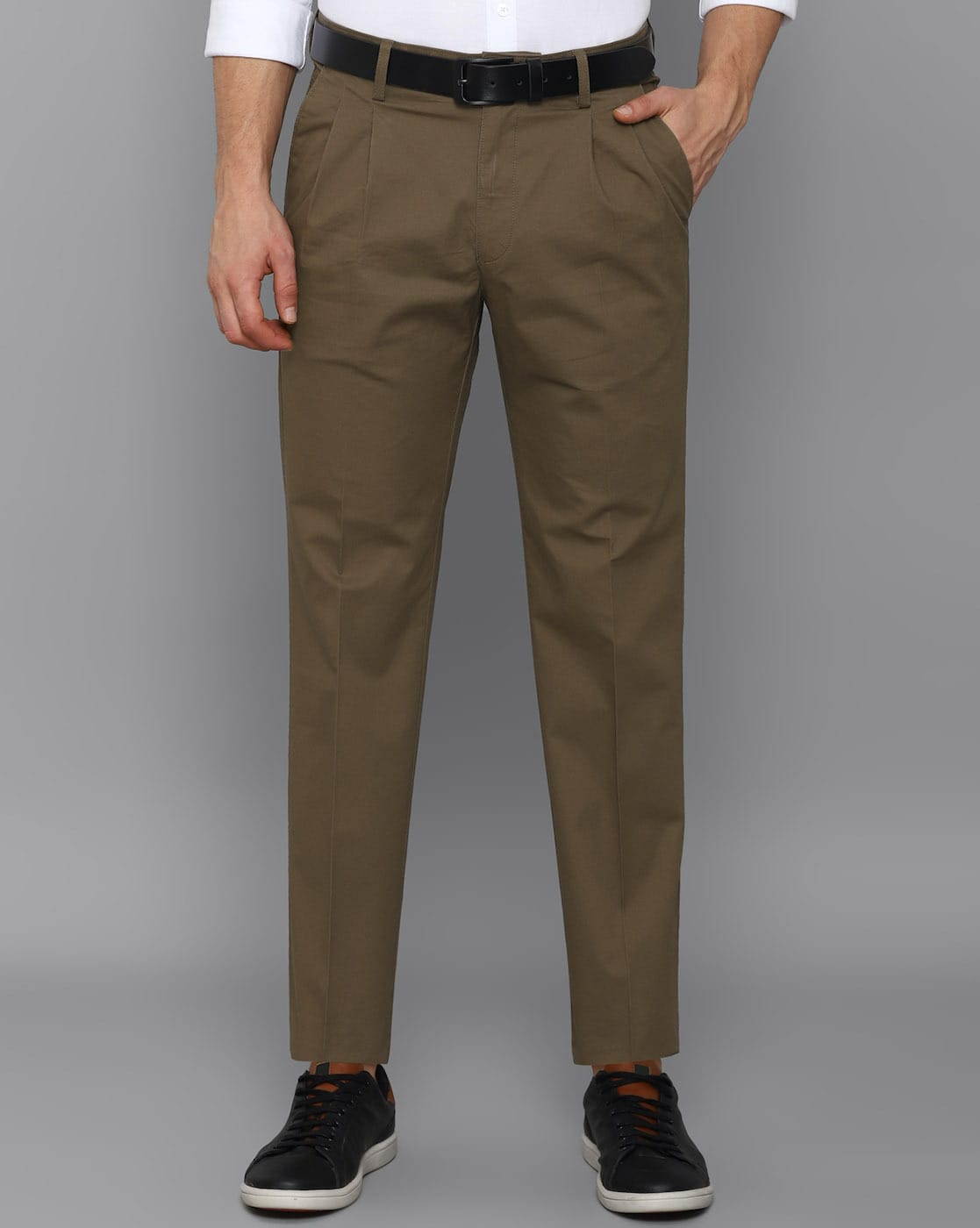 Allen Solly Trousers  Chinos Allen Solly Cream Trousers for Men at  Allensollycom
