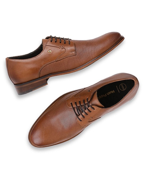 Hush puppies tan deals colour formal shoes