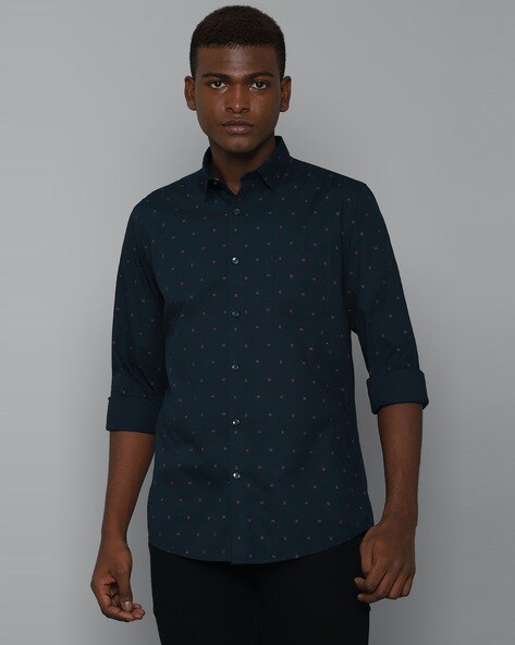 Buy Navy Shirts for Men by ALLEN SOLLY Online