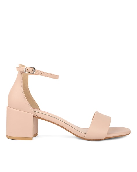 Buy Pink Heeled Sandals for Women by Bata Online Ajio