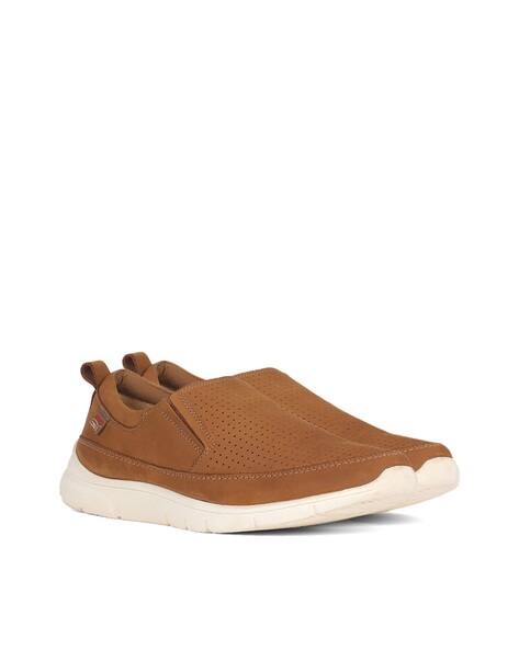 Bata Textured Slip-On Casual Shoes