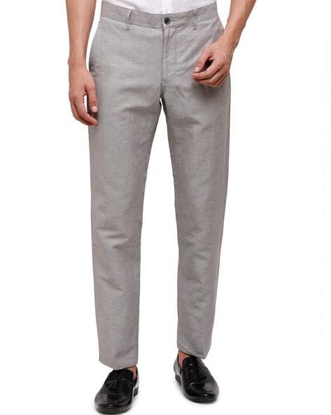 Reiss Dunn Slim Fit Wool Textured Trousers | REISS USA