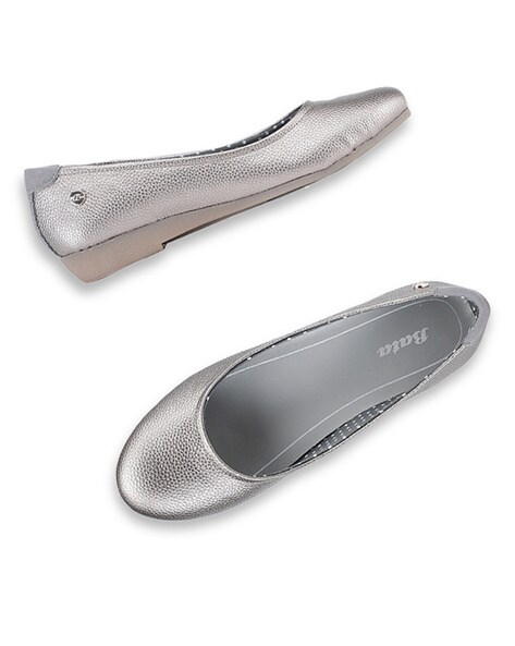 Cheap silver sale flats