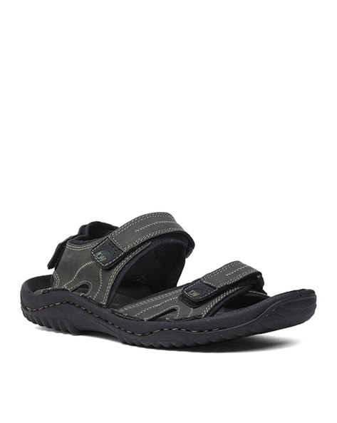 Flat Sandals with Velcro Fastening