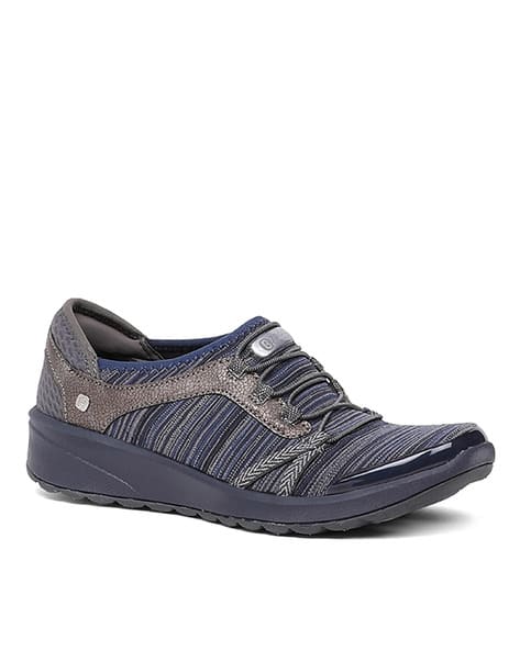 Striped Slip-On Shoes