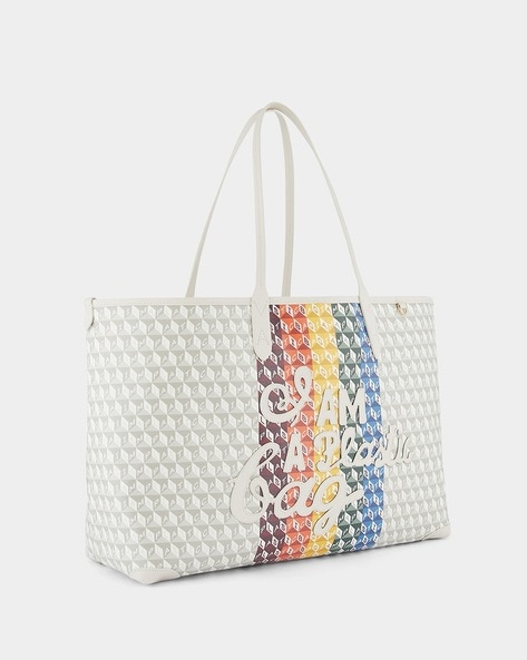 I Am A Plastic Bag Motif Tote