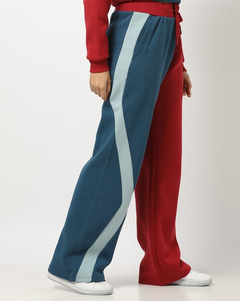 Buy Red & Blue Track Pants for Women by FILA Online