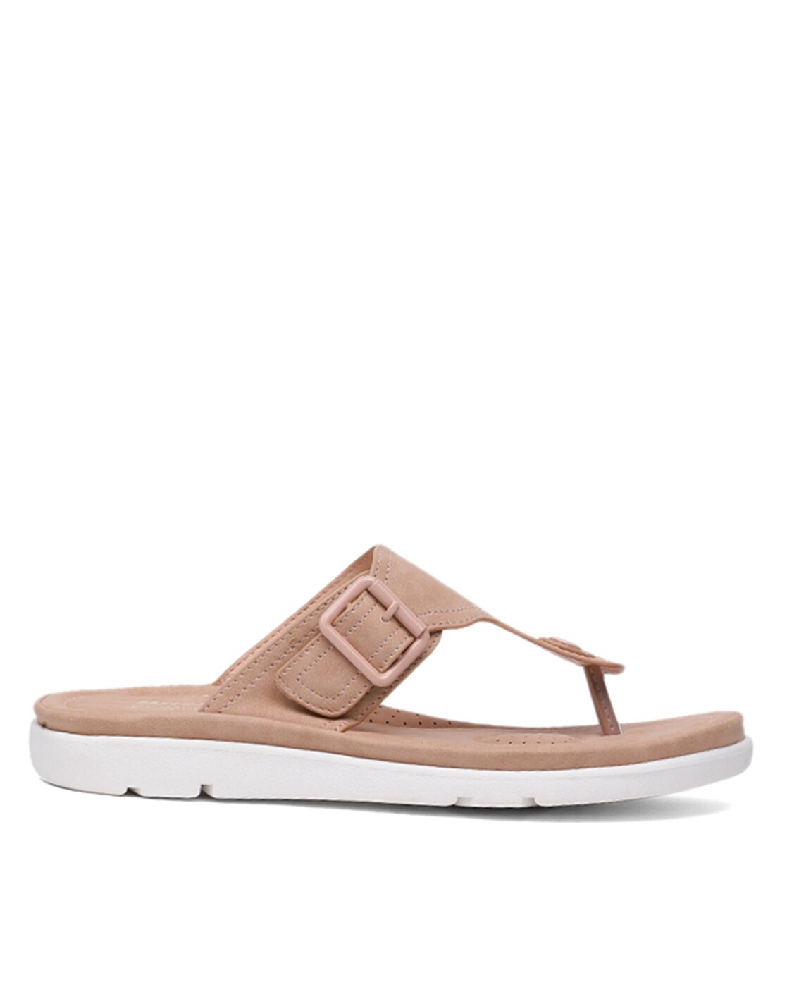 Buy Peach Flat Sandals for Women by Bata Online | Ajio.com