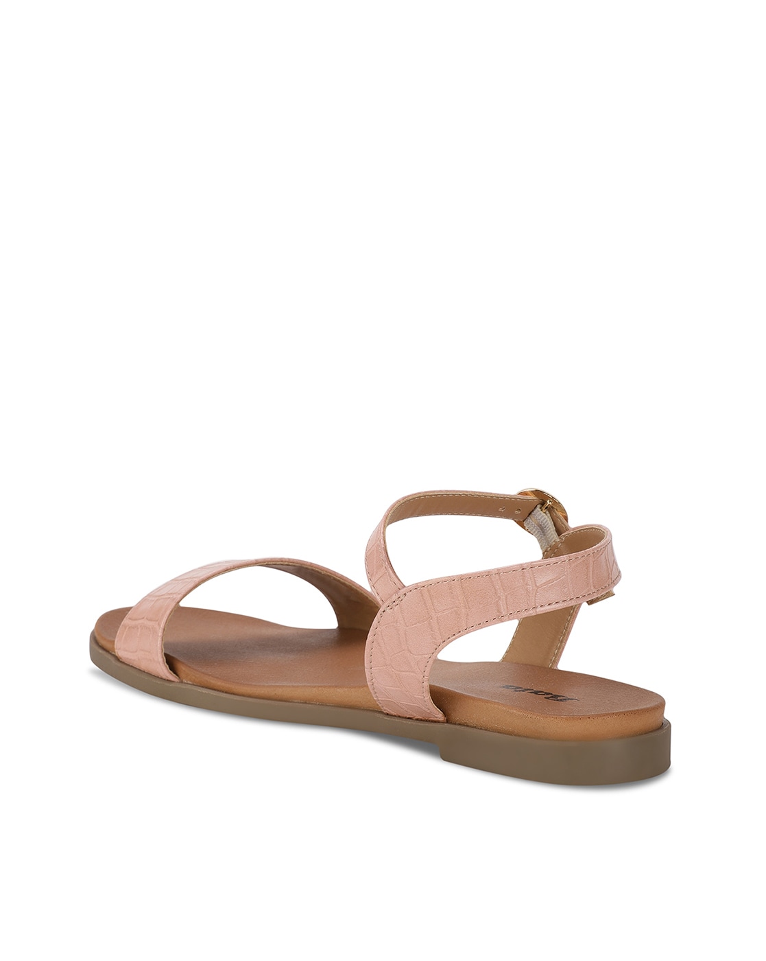 Wide Fit Stone Leather-Look Mid Block Heel Sandals | New Look