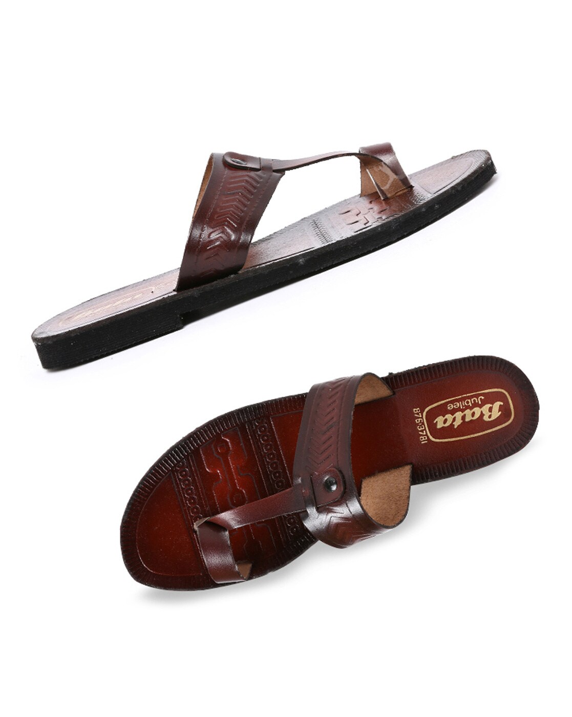 Buy Catwalk Orange Indian Kholapuris T-Strap Flats Online at Best Prices in  India - JioMart.