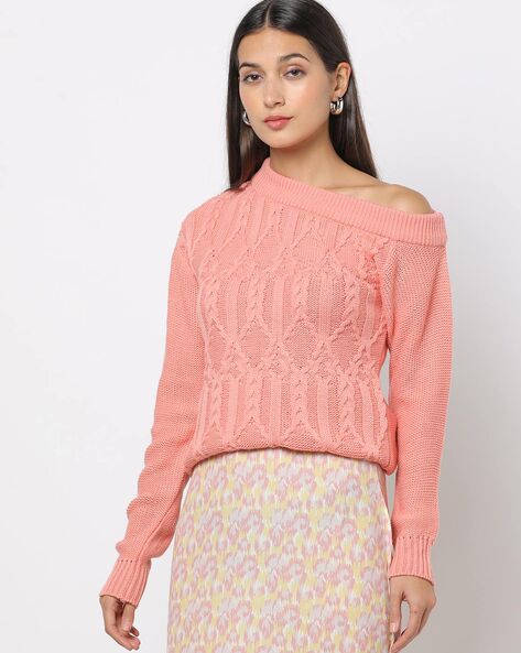 Buy Pink Sweaters Cardigans for Women by Fyre Rose Online Ajio