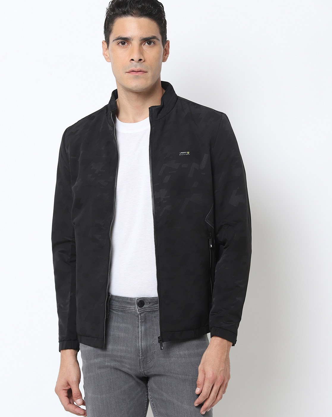 Buy Fort Collins Black Padded Biker Jacket - Jackets for Women 1102564 |  Myntra